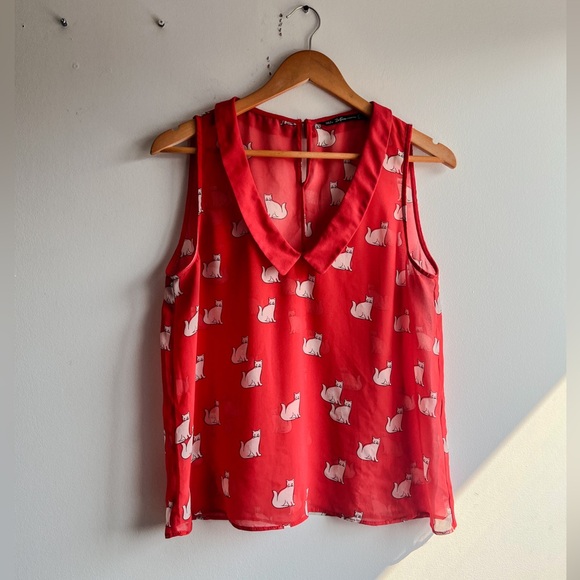 Zara Sleeveless Blouse - Picture 3 of 11